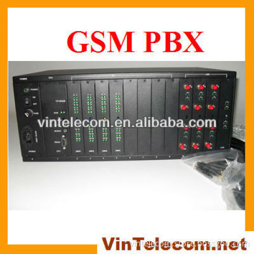 Wireless pbx telephone system 128 extensions pbx GSM+PSTN